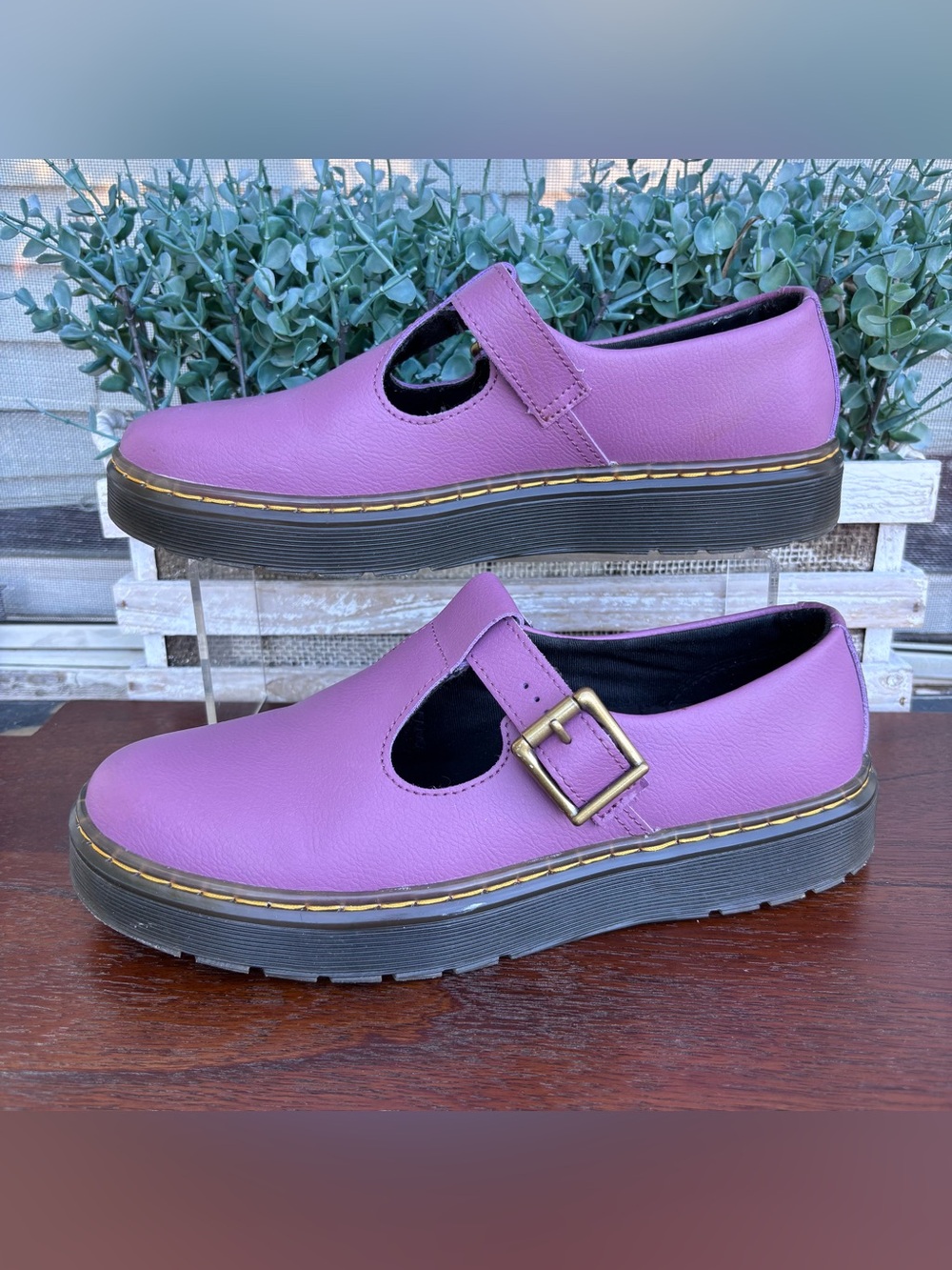 Dr. Martens Zavala Mary Jane in Muted Purple Size US 8